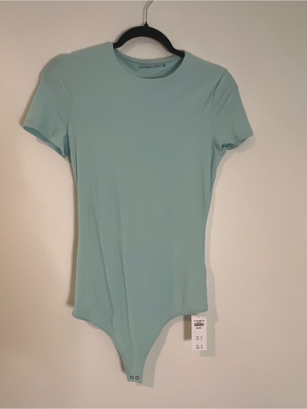 Abercrombie Mint Crewneck Short-Sleeve Bodysuit